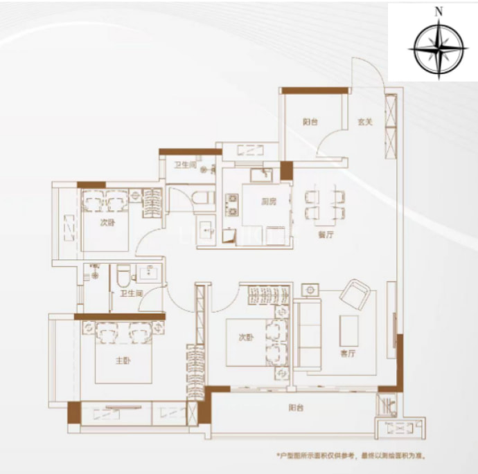 星河·盛世锦城--建面 102m²