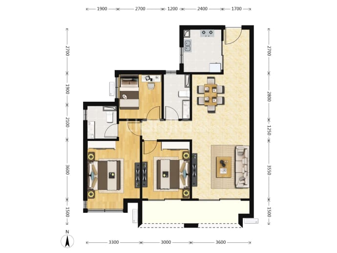 金科集美天辰--建面 111m²