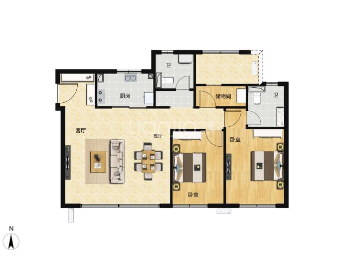 博屿海--建面 99m²