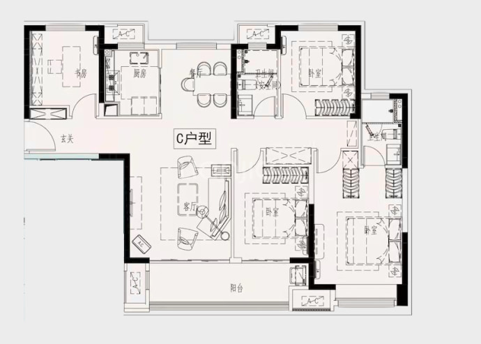 东湖上璟--建面 140m²