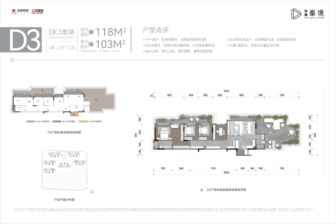 金地自在城--建面 118m²