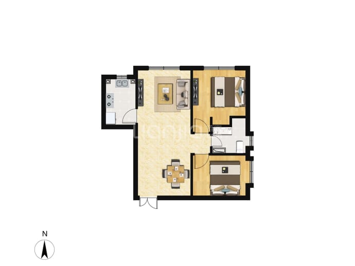 复地运河公馆--建面 97m²