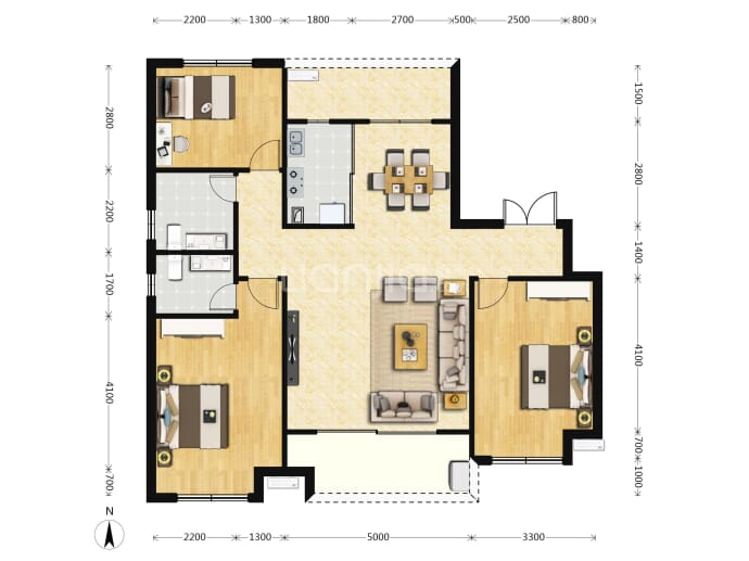 天宝·天鹅湾悦府--建面 143.11m²