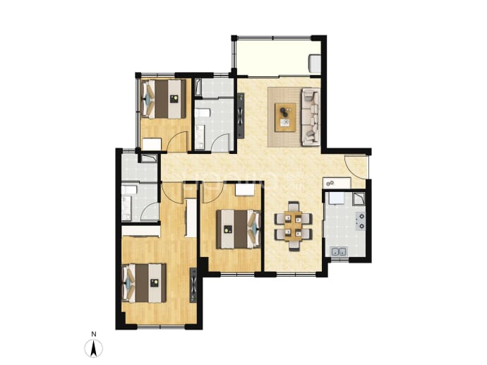 保利中交大都汇--建面 105m²