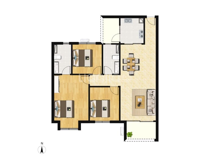 华立凯旋新城--建面 111.33m²