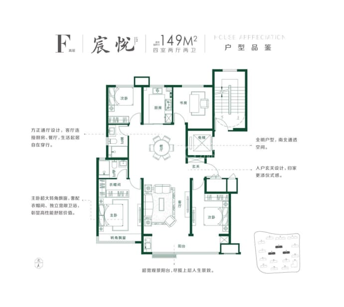 中梁新嘉拾光悦--建面 149m²