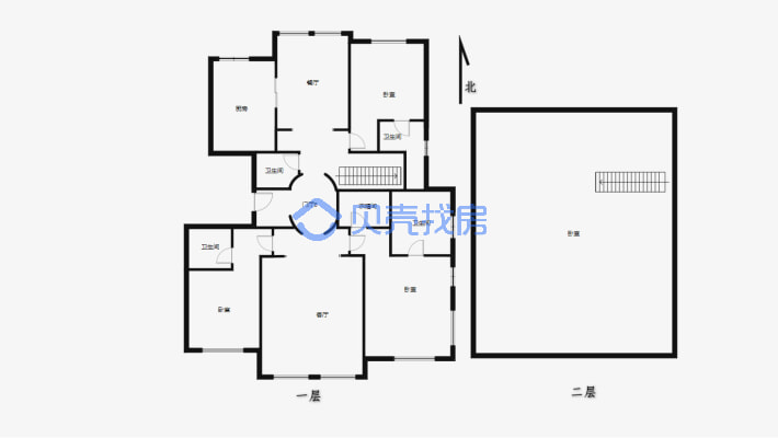 绿城百合公寓  乌鲁木齐品质楼盘   4层别墅-户型图