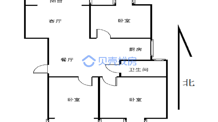 采光好，交通便利 ，户型方正，绿化好-户型图