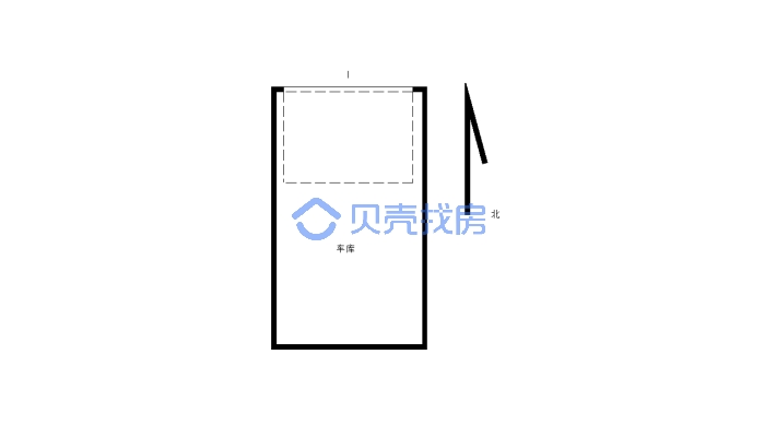 此房源 车库 有证 坐南朝北 门口朝北侧.......-户型图