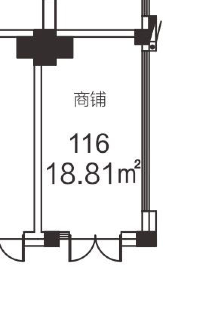 紫鑫中央广场(长沙县)--建面 18.81m²