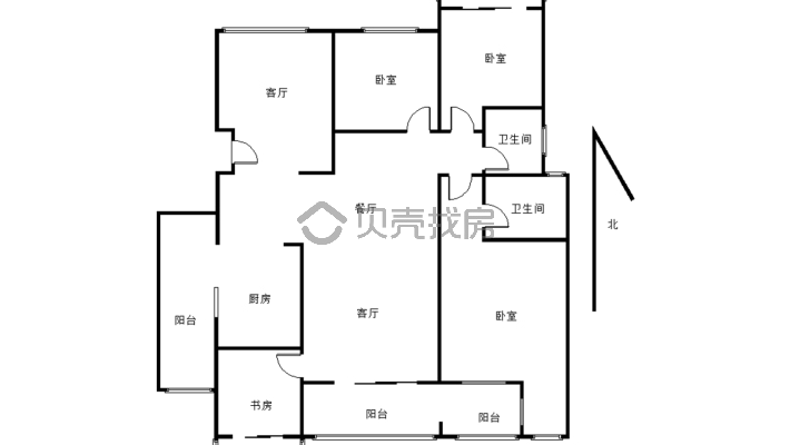 南门首家带花园带电梯的多层洋房出门就是湿地公园-户型图