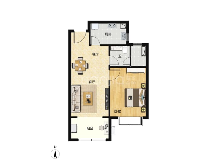 新汇·学府壹号--建面 58m²