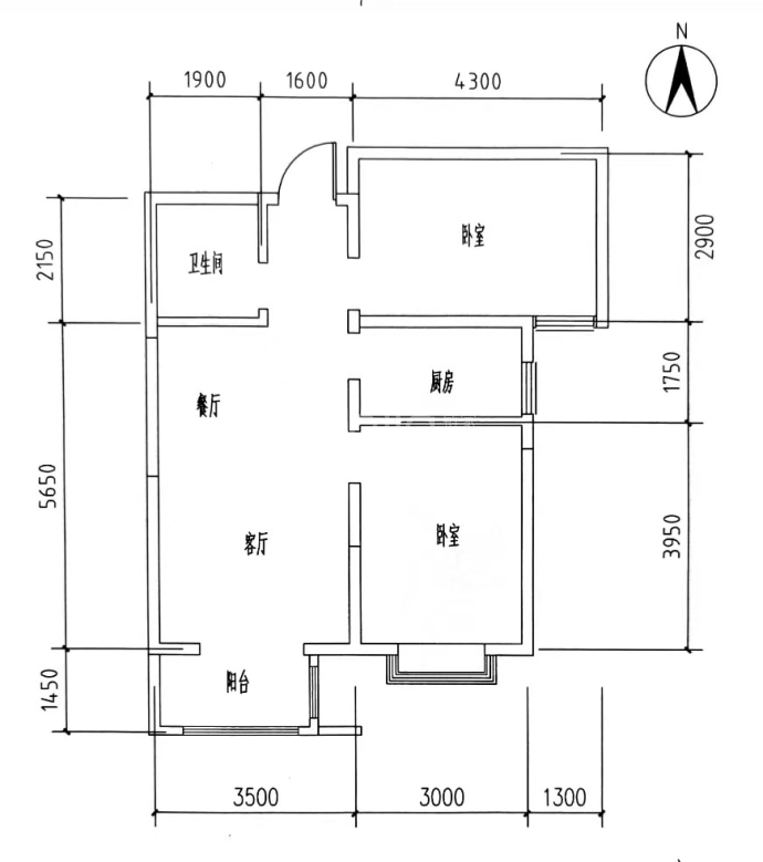 城发投住建雅都园--建面 81m²