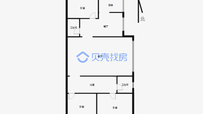 低层1楼精装修 西虹西路西北路 香江丽华酒店旁-户型图