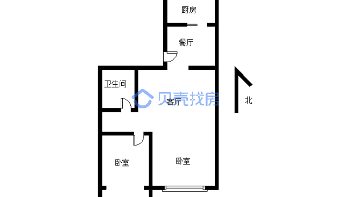 房子步梯3楼，居住舒适、层高舒适，适合各年龄段居住-户型图