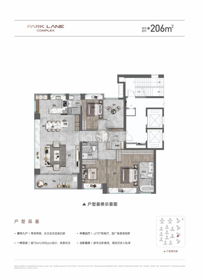 顺德华润置地广场--建面 206m²