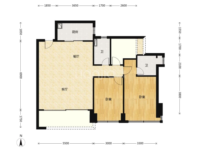 华发四季云山--建面 110m²