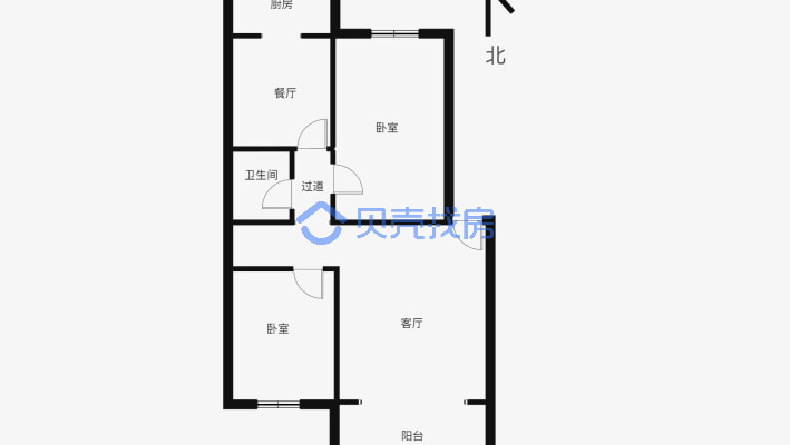 晨曦小区一楼周 边配套设施齐全，环境优美 公摊小-户型图