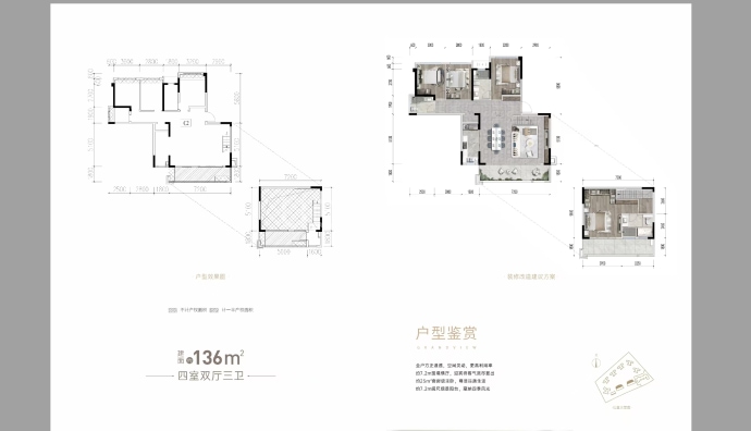 保利阅江台--建面 136m²