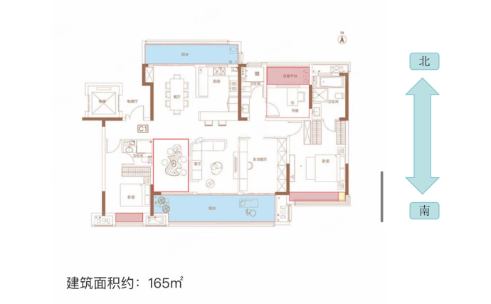 苏盛印象湖畔--建面 165m²