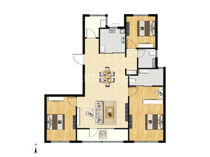 保利未央璞悦--建面 129m²