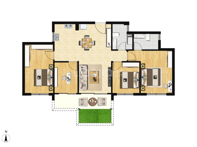 建发瑞云--建面 106m²