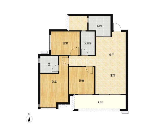 桂林春天颂--建面 99m²