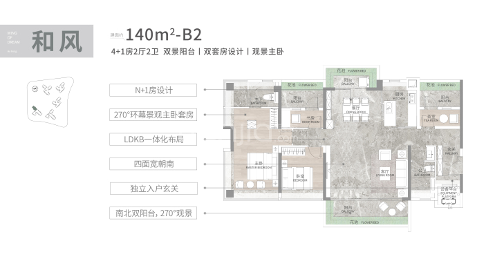 联投·文津府--建面 140m²