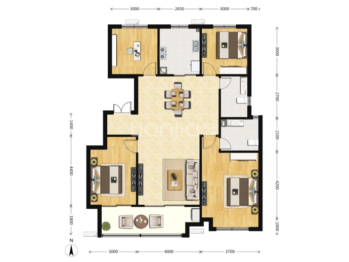 瑞马锦庐--建面 138m²