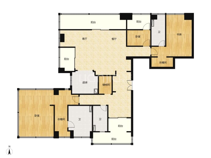 华发横琴玺（40地块）--建面 213m²