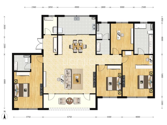 和达·和山--建面 193m²