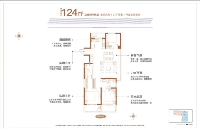 领航·尚宸--建面 124m²