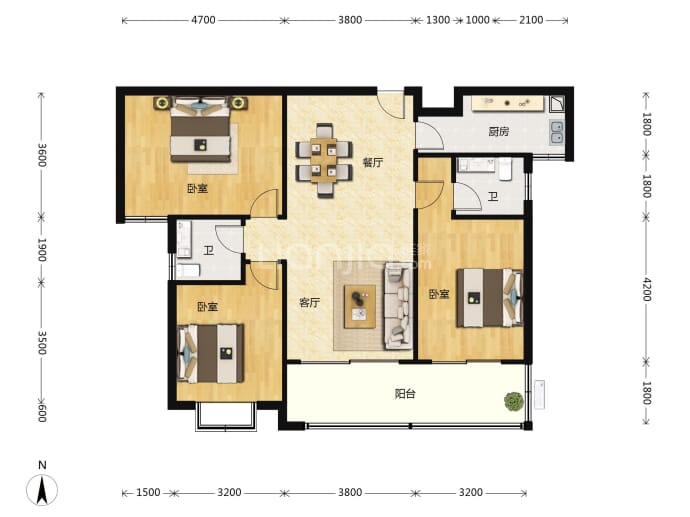 丽发新城--建面 122.06m²