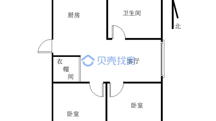 阳光城东区步梯6楼，二/小二/中未使用-户型图