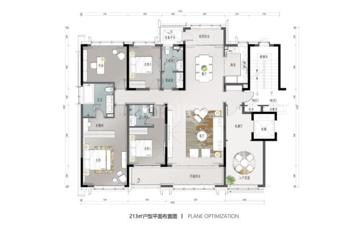 天马相城五期--建面 218m²