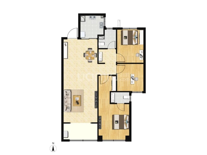 领航悦峯--建面 110m²