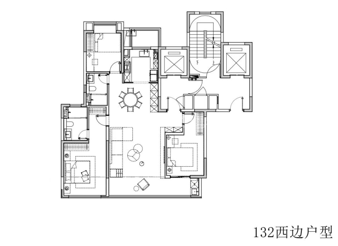 臻如府--建面 132m²