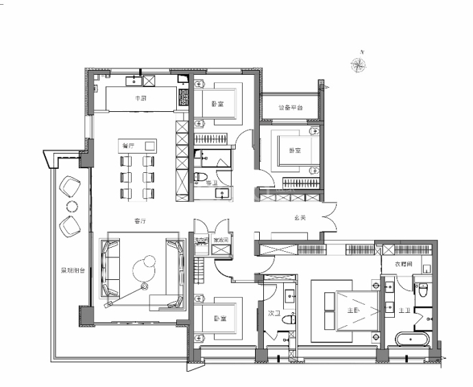 奥园璞樾ONE--建面 240m²