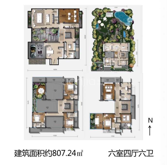 山海荟--建面 807.24m²