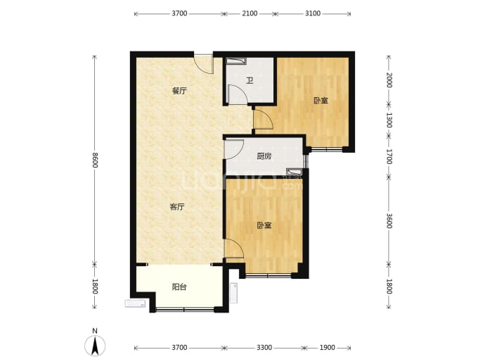 碧桂园云顶--建面 95m²