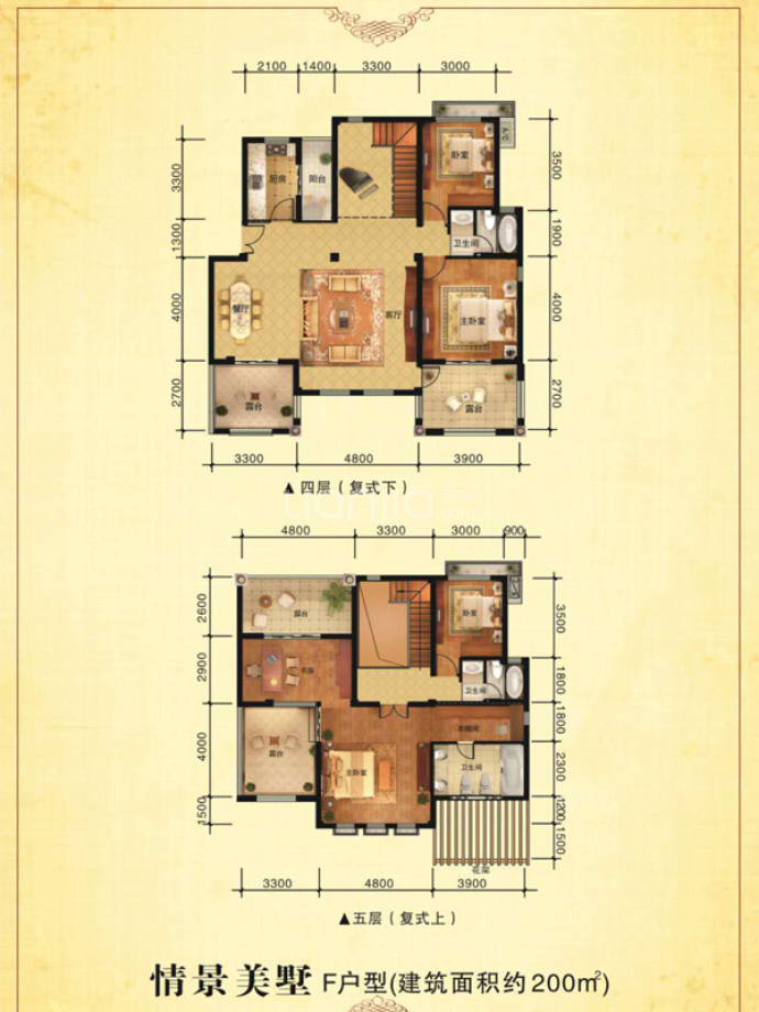 奥润熙湖华府--建面 200m²