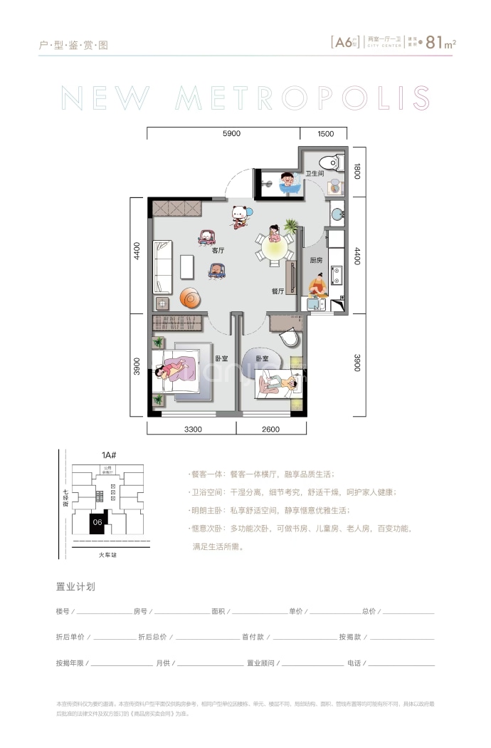 新都汇--建面 81m²