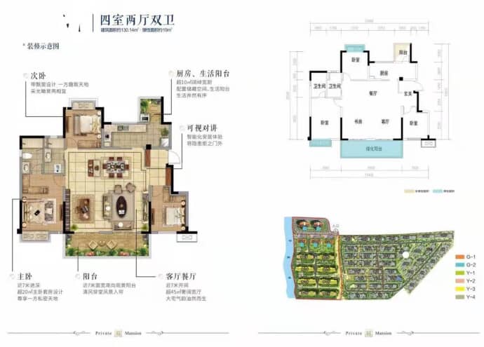 保利山渐青--建面 130.14m²