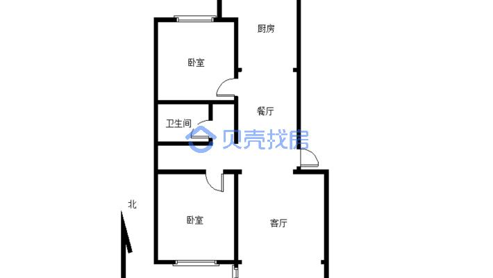 松山二中家属楼 精装修 大产权 成熟社区 配套齐全-户型图