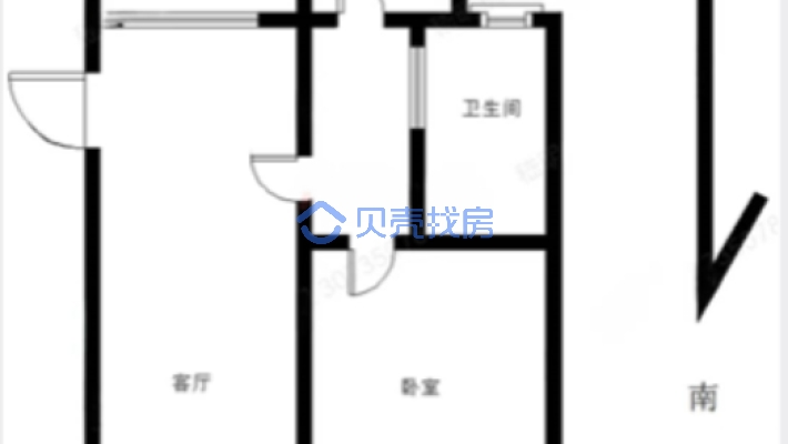 金凤小区2-2-1-1 107.00m²-户型图
