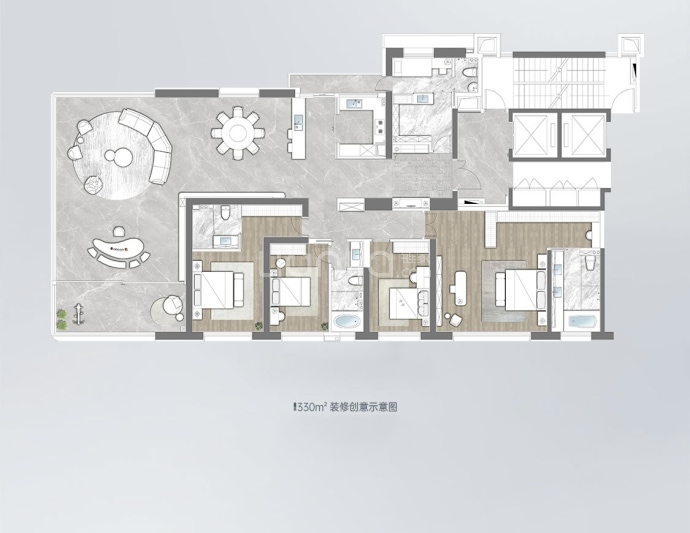 湿地公园TOD璞瑞--建面 330m²