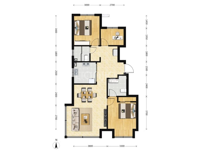 金融街武夷融御（三期）--建面 101m²