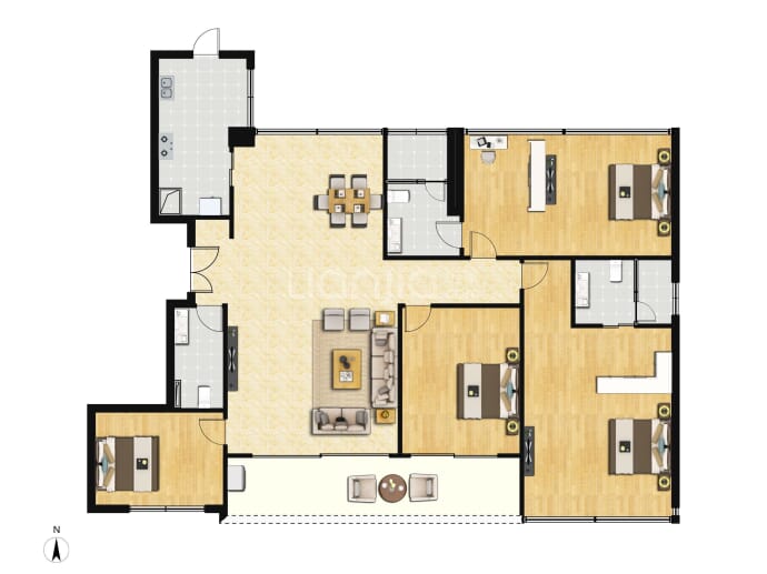 晗山悦海--建面 180m²