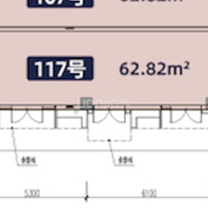 时代天韵花园（商业）--建面 62.82m²