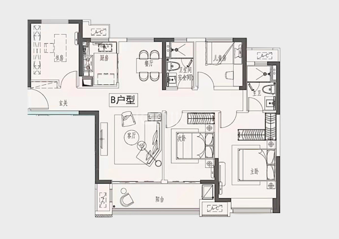 东湖上璟--建面 133m²